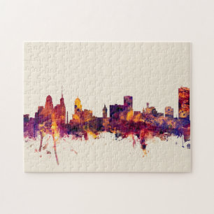 Buffalo New York Skyline Jigsaw Puzzle