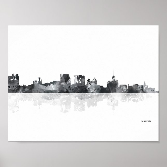 BUFFALO NEW YORK SKYLINE POSTER (Front)