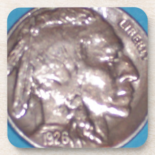 Buffalo Nickel Coaster