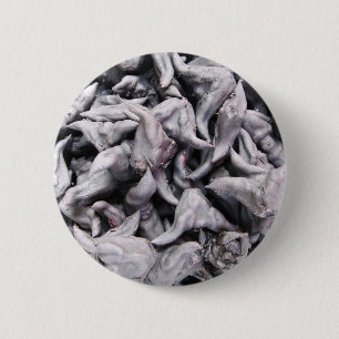 Buffalo Nuts - Water Caltrop 6 Cm Round Badge