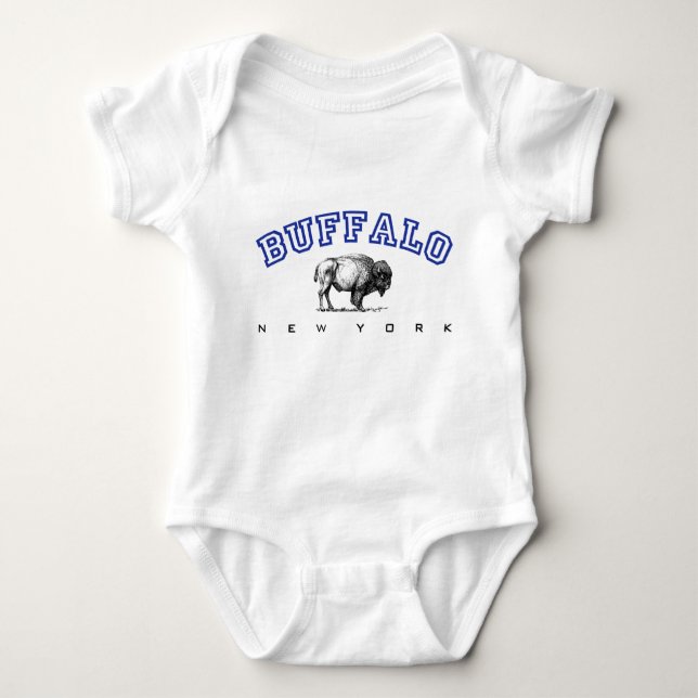 Buffalo NY Baby Bodysuit (Front)