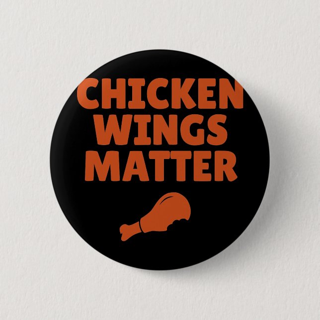 Buffalo Ny Chicken Wings Problem Quote  6 Cm Round Badge (Front)