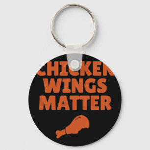 Buffalo Ny Chicken Wings Problem Quote Key Ring