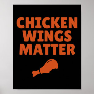 Buffalo Ny Chicken Wings Problem Quote Poster