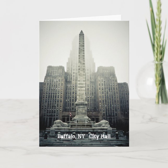 Buffalo, NY   City Hall Card (Front)