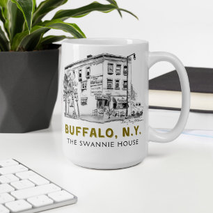 Buffalo NY Swannie House Cute 716 Tavern Coffee Mug