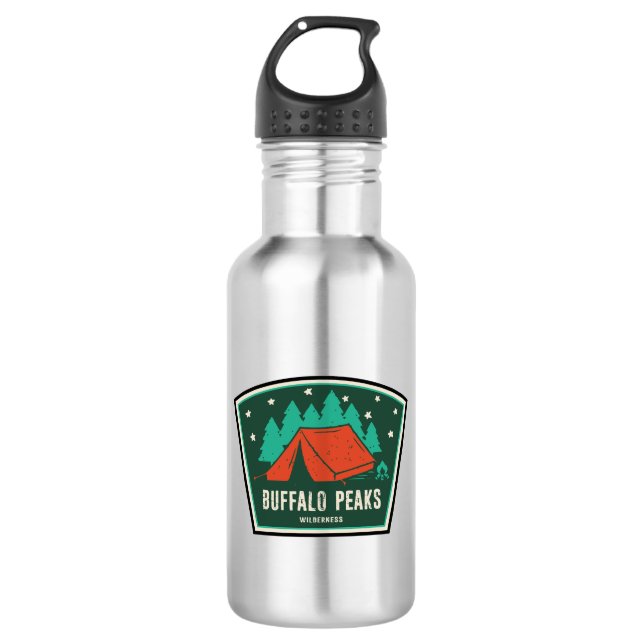 Buffalo Peaks Wilderness Colorado Camping 532 Ml Water Bottle (Front)