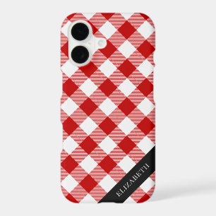 Buffalo Plaid Check Red White