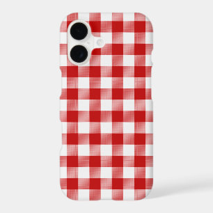 Buffalo Plaid Check Red White