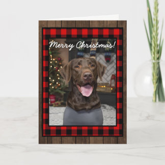 Buffalo Plaid Christmas Card