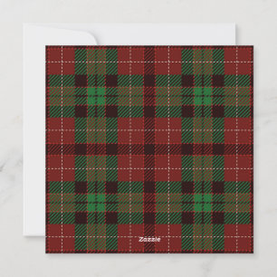 Buffalo plaid Christmas Folded Holiday Card