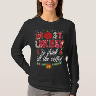 Buffalo Plaid Christmas Most Likely To Drink All T T-Shirt