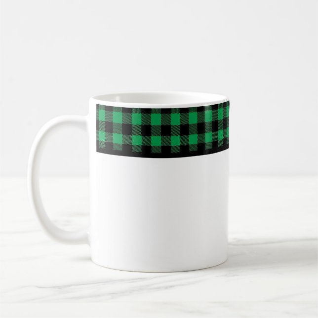 Buffalo Plaid Coffee Mug (Left)