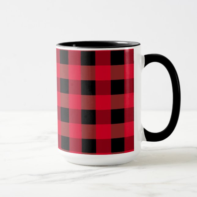 Buffalo Plaid coffee mug (Right)