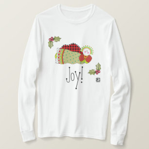 Buffalo Plaid Country Christmas Angel T-Shirt