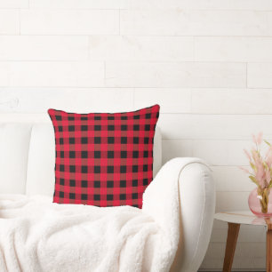 Buffalo plaid  cushion