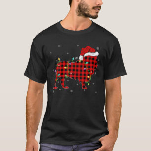 Buffalo Plaid Family Matching Liger Christmas Paja T-Shirt