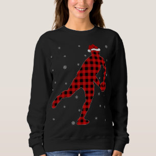 Buffalo Plaid Family Matching Rugby Player Christm Sweatshirt