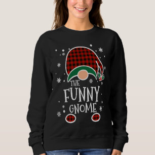 Buffalo Plaid Gnome Christmas Family Matching Sweatshirt