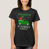 Buffalo Plaid Green Truck Cardinal Bird St Patrick
