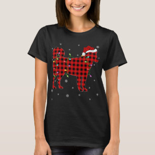 Buffalo Plaid Matching Siberian Husky Christmas Pa T-Shirt