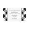 Buffalo Plaid Modern Corporate Black and White