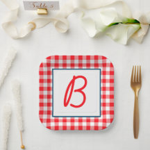 Buffalo Plaid Monogrammed