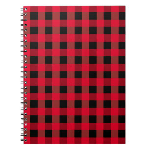 Buffalo plaid notebook