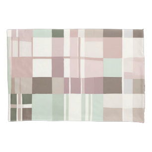 Buffalo Plaid Pastel Cottagecore Spring Bedrooms Pillowcase