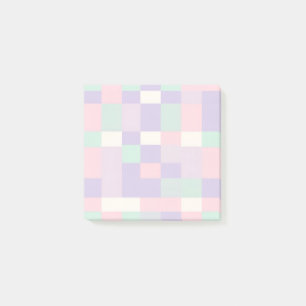 Buffalo Plaid Pastel Rustic Cottagecore Spring Post-it Notes