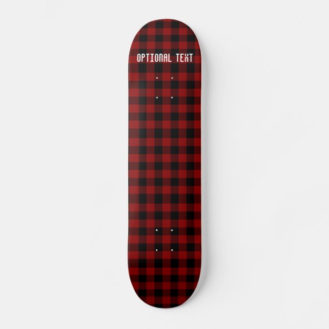 Buffalo Plaid Pattern  Skateboard (Front)