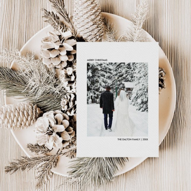 Buffalo Plaid Photo Christmas | Merry Christmas Holiday Card (Creator Uploaded)