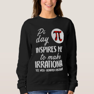Buffalo Plaid Pi Symbol Pi Day Inspires Me Math Sweatshirt