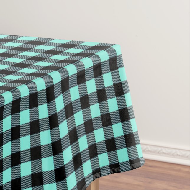 Buffalo Plaid Print Tablecloth (In Situ)