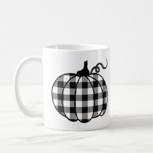 Buffalo Plaid Pumpkin Fall Autumn Cute Casual T-Sh Coffee Mug