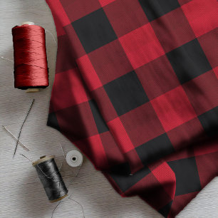 Buffalo Plaid Red and Black ID603 Fabric