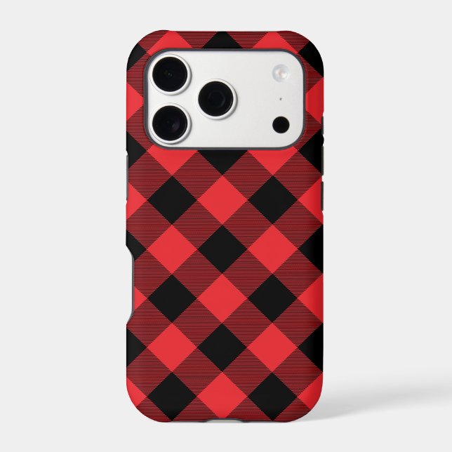 Buffalo Plaid Red Black Check (Back)