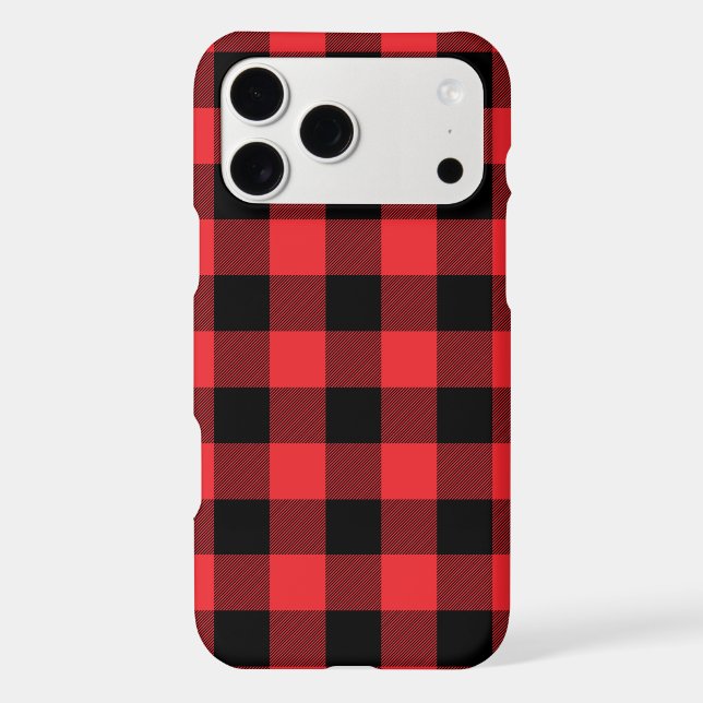 Buffalo Plaid Red Black Check (Back)