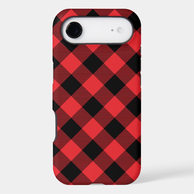 Buffalo Plaid Red Black Check (Back)
