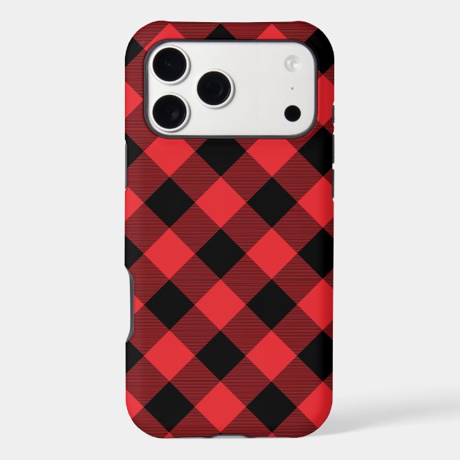 Buffalo Plaid Red Black Check (Back)