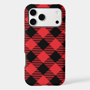 Buffalo Plaid Red Black Check