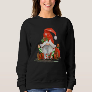 Buffalo Plaid Red Christmas Gnome Gnomes Santa Noe Sweatshirt