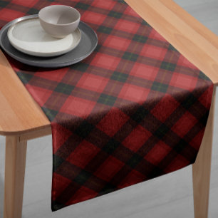 Buffalo Plaid Rustic  Short Table Runner