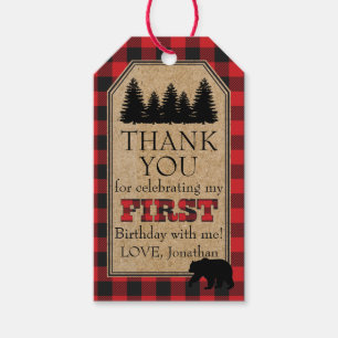 Buffalo Plaid Thank You Tags