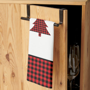 Buffalo Plaid Tree Tea Towel