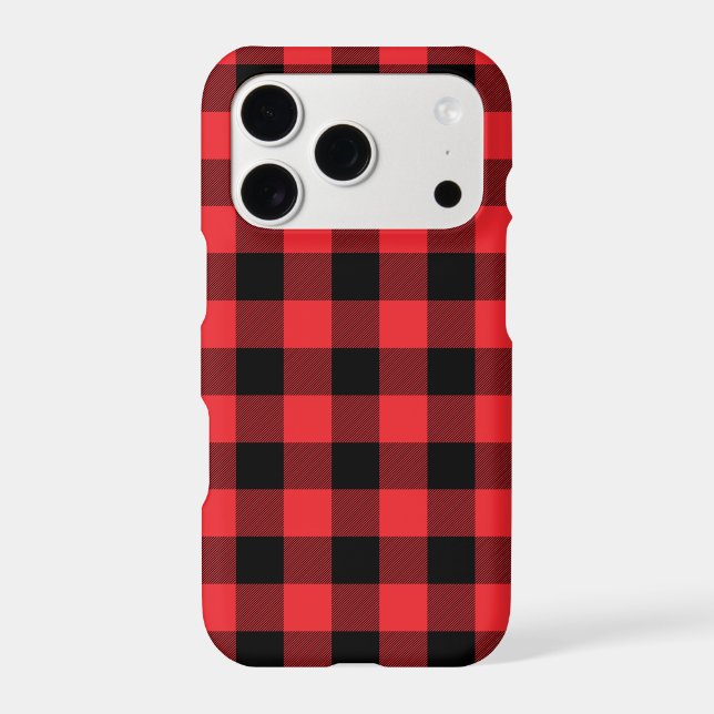 Buffalo Red Black Plaid Check (Back)