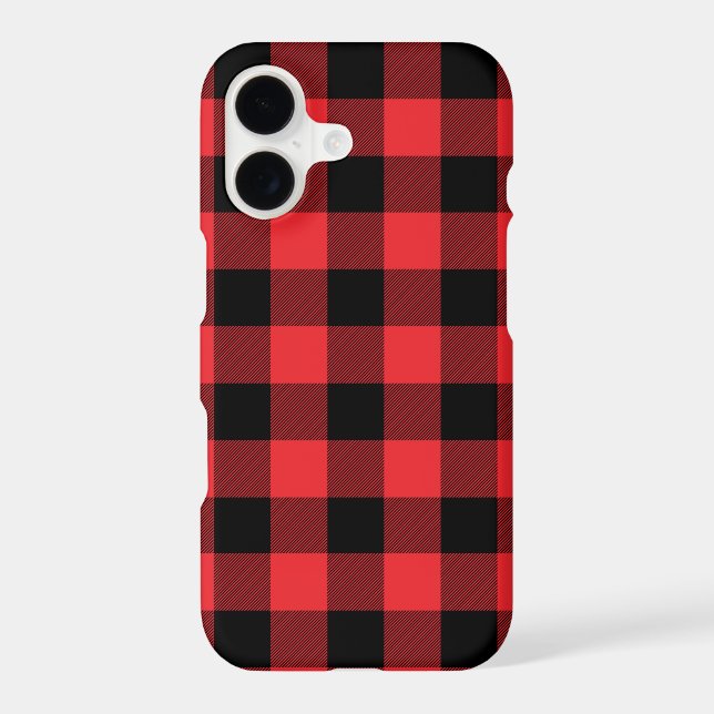 Buffalo Red Black Plaid Check (Back)