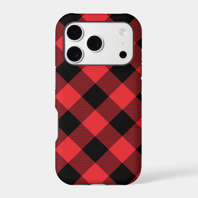 Buffalo Red Black Plaid Check (Back)