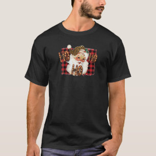 Buffalo Red Plaid Vintage 70s Santa Merry Christma T-Shirt