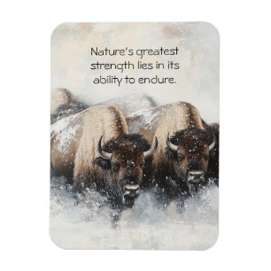 Buffalo Resilience: Snowstorm Magnet